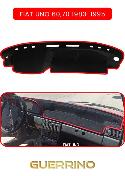 Fıat Uno 60,70 1983-1995 Modellerine Uyguntorpido Koruma Halısı Kırmızı Kenar