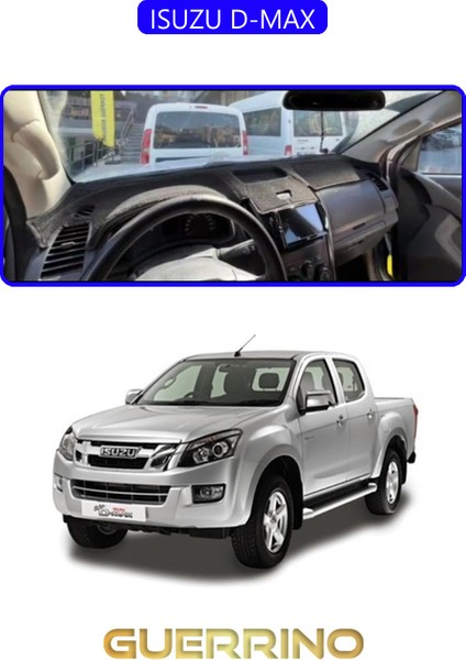 Isuzu D-Maxtorpido Koruma Halısı Mavi Kenar