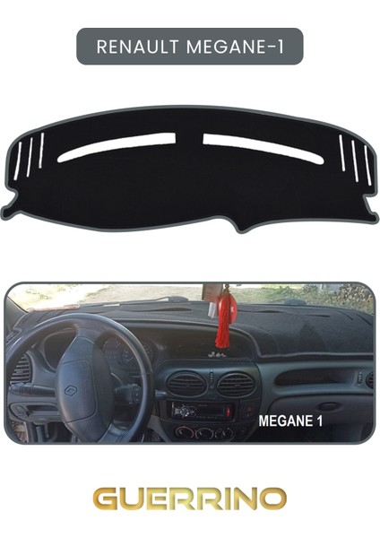 Renault Megane-1torpido Koruma Halısı Gri Kenar