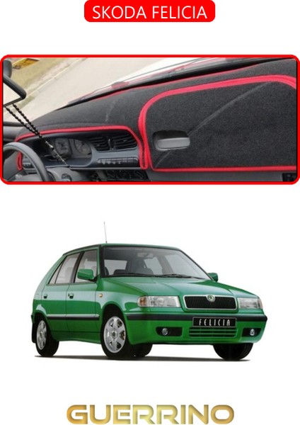 Skoda Felıcıatorpido Koruma Halısı Kırmızı Kenar