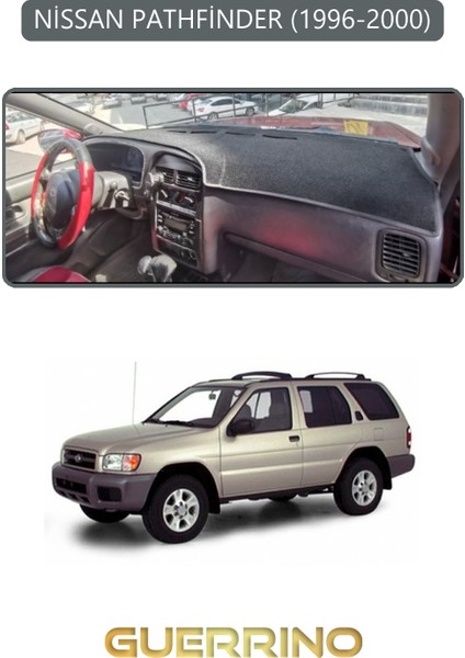 Nissan Pathfinder 1996-2000TORPİDO Koruma Halısı Gri Kenar