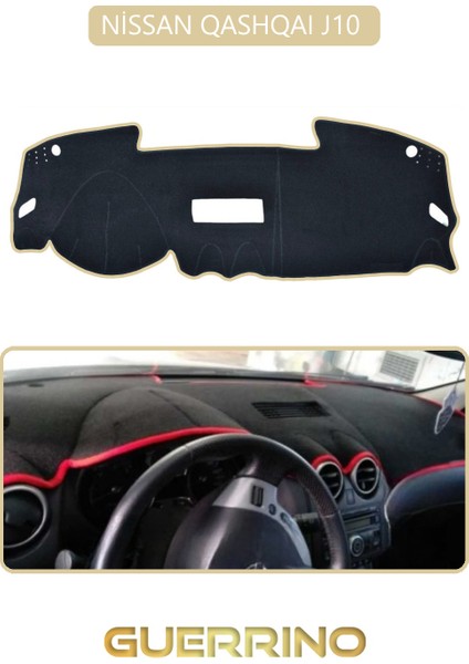 Nissan Qashqaı J10 Torpido Koruma Halısı Bej Kenar