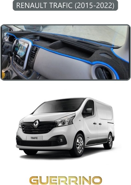 Renault Trafıc (2015-2022)TORPİDO Koruma Halısı Gri Kenar