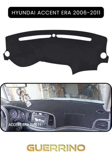 Hyundai Accent Era 2006-2011TORPİDO Koruma Halısı Siyah Kenar