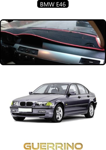 Bmw E46TORPİDO Koruma Halısı Siyah Kenar