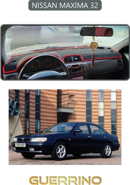 Nissan Maxima 32TORPİDO Koruma Halısı Gri Kenar
