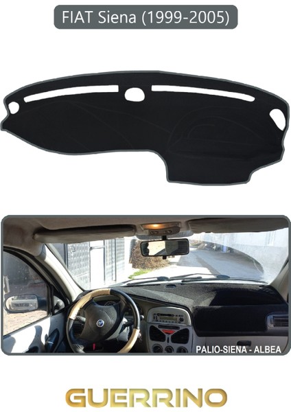 Fıat Siena 1999-2005 Modellerine Uygun Eskitorpido Koruma Halısı Gri Kenar