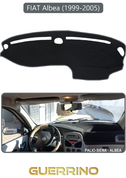 Fıat Albea 1999-2005 Modellerine Uygun Eskitorpido Koruma Halısı Gri Kenar