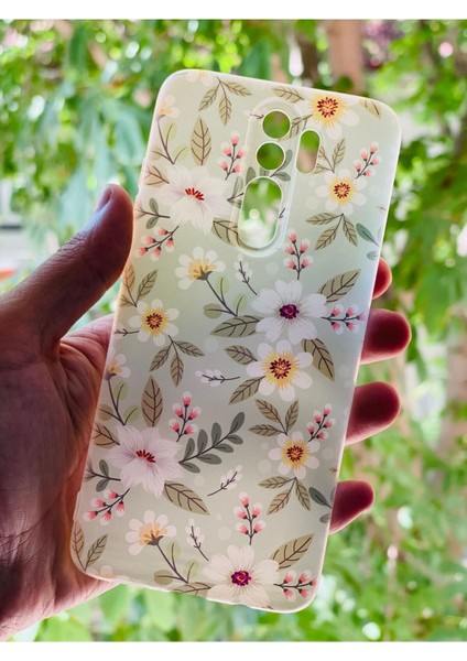 Xiaomi Redmi Note 8 Pro Kılıf Çiçek Desenli Baskılı Silikon