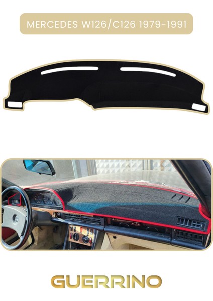 Mercedes W126/C126 1979-1991TORPİDO Koruma Halısı Bej Kenar