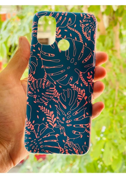 Oneplus Nord N100 Kılıf Çiçek Desenli Baskılı Silikon