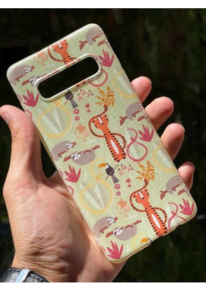 Samsung Galaxy S10 Plus Uyumlu Kılıf Desenli Baskılı Silikon