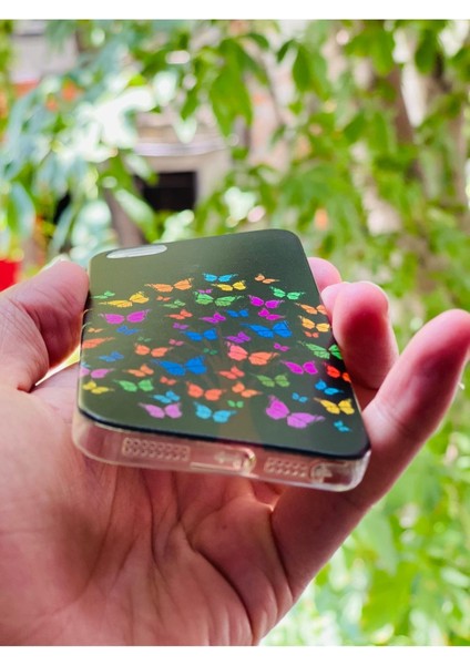 iPhone 5 / 5s Uyumlu Kılıf Kelebek Desenli Baskılı Silikon modelleri