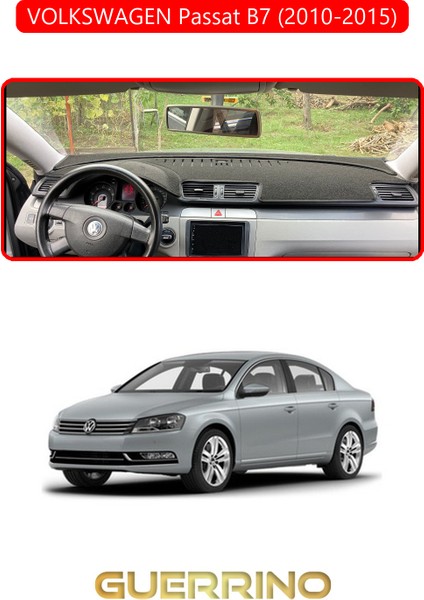 Volkswagen Passat B7 (2010-2015)TORPİDO Koruma Halısı Kırmızı Kenar