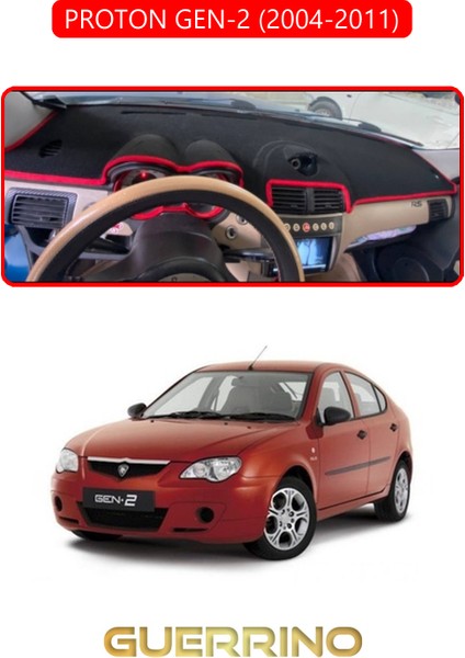Proton Gen-2 (2004-2011)TORPİDO Koruma Halısı Kırmızı Kenar