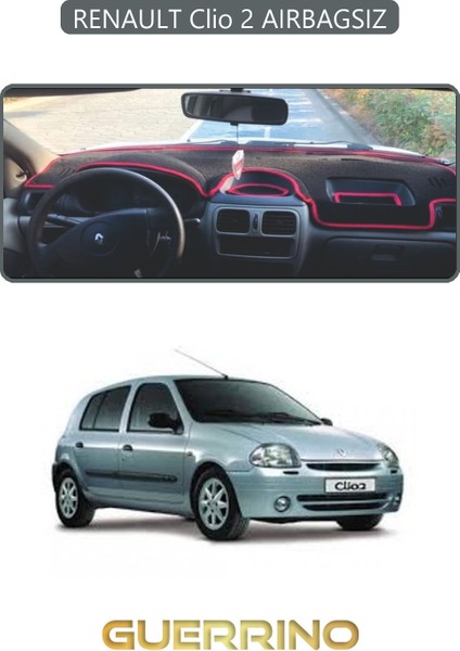 Renault Clio 2 Aırbagsıztorpido Koruma Halısı Gri Kenar