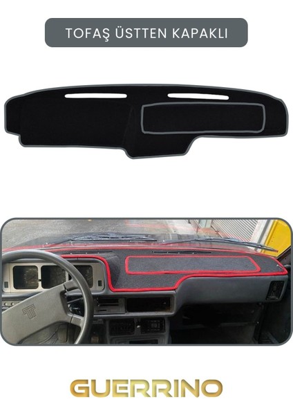 Tofaş Üstten Kapaklıtorpido Koruma Halısı Gri Kenar