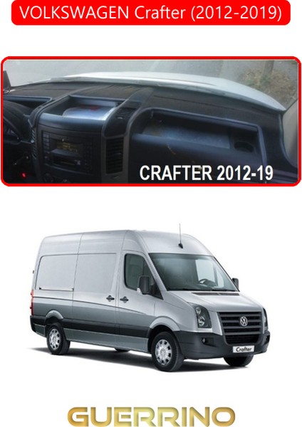 Volkswagen Crafter (2012-2019)TORPİDO Koruma Halısı Kırmızı Kenar