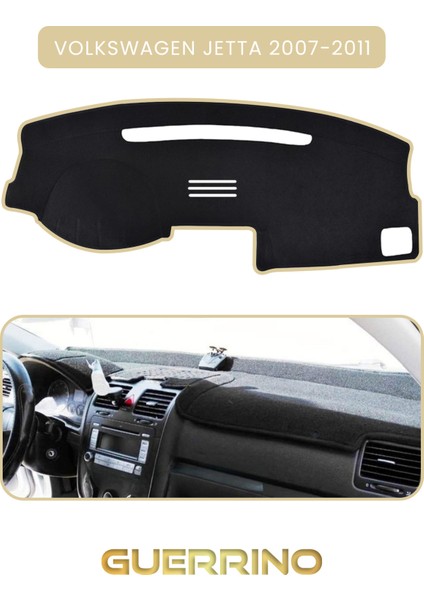 Volkswagen Jetta (2007-2011)TORPİDO Koruma Halısı Bej Kenar