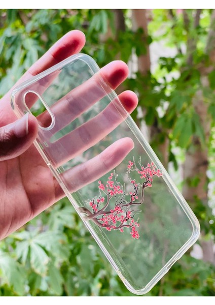 iPhone Xs Max Uyumlu Kılıf Kiraz Ağacı Desenli Baskılı Silikon fiyatları