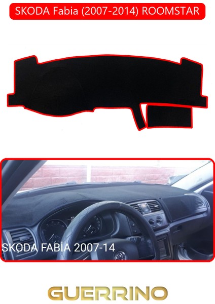 Skoda Fabia (2007-2014) Roomstartorpido Koruma Halısı Kırmızı Kenar
