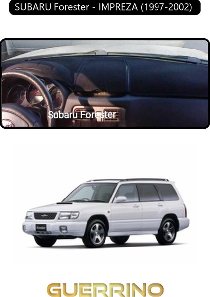 Subaru Forester (1997-2002) Imprezzatorpido Koruma Halısı Siyah Kenar