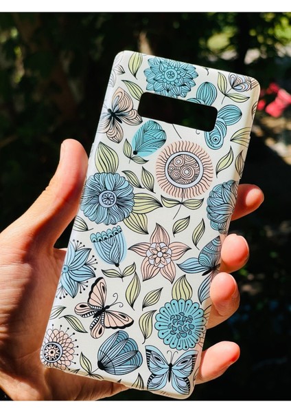 Samsung Uyumlu Galaxy Note 8 Kılıf Desenli Baskılı Silikon