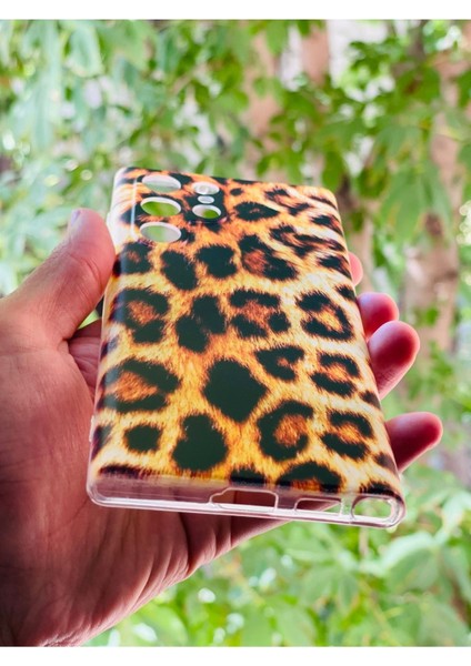 Galaxy S22 Uyumlu Ultra Kılıf Leopar Desenli Baskılı Silikon fiyatları