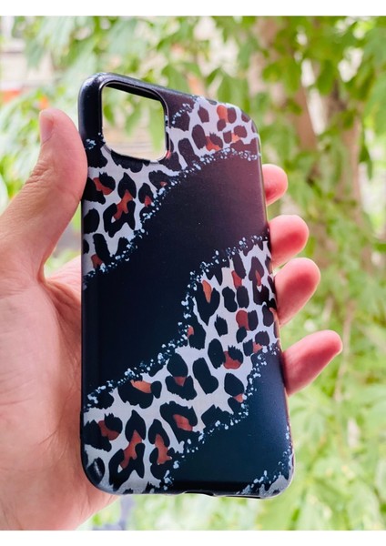 iPhone 11 Uyumlu Kılıf Leopar Desenli Baskılı Silikon fiyatları