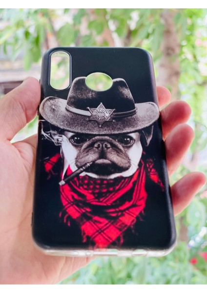 Huawei P30 Lite Kılıf Şerif Köpek Desenli Baskılı Silikon fiyatları