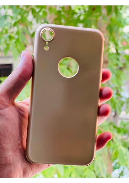 iPhone Xr Uyumlu Kılıf Gold Desenli Baskılı Silikon