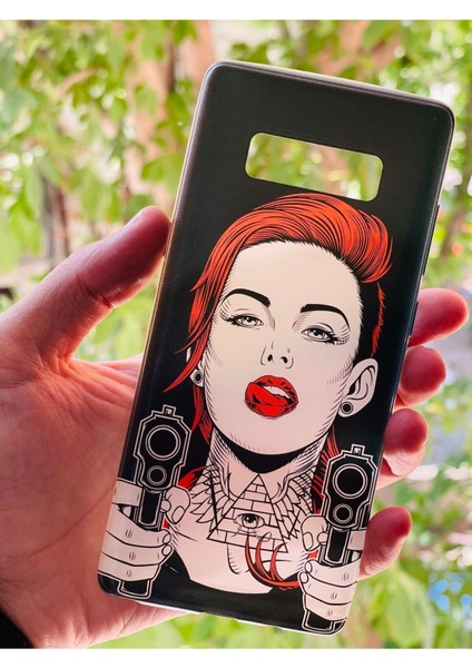 Samsung Galaxy Note 8 Uyumlu Kılıf Desenli Baskılı Silikon