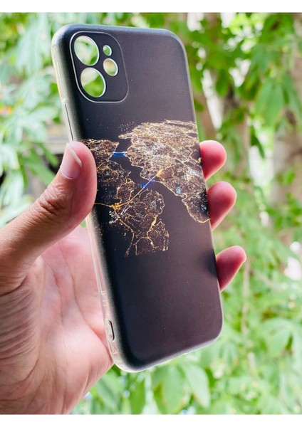 iPhone 11 Uyumlu Kılıf Uydu Görüntüsü Desenli Baskılı Silikon fiyatları