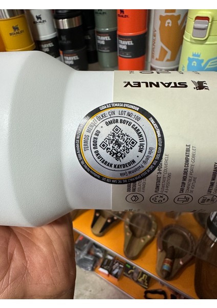 Quencher Pipetli Termos Bardak 1.18 Lt Beyaz ( Ömür Boyu Garanti ) fırsatları