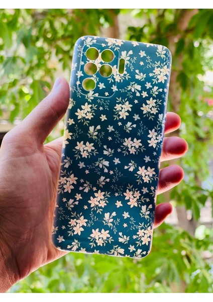 Oppo Reno 5 Lite Kılıf Çiçek Desenli Baskılı Silikon