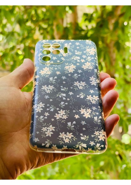 Oppo Reno 5 Lite Kılıf Çiçek Desenli Baskılı Silikon fiyatları