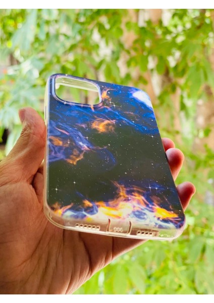 iPhone 12 Pro Max Kılıf Alev Desenli Baskılı Silikon fiyatları