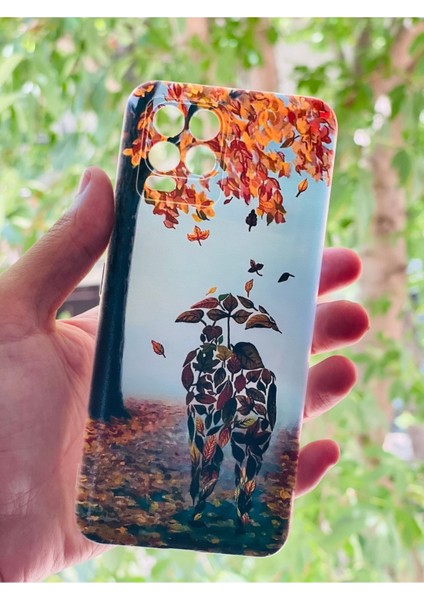 Realme 8 / 8 Pro Kılıf Sonbahar Aşk Desenli Baskılı Silikon