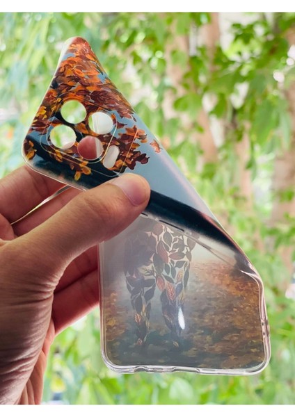 Realme 8 / 8 Pro Kılıf Sonbahar Aşk Desenli Baskılı Silikon modelleri