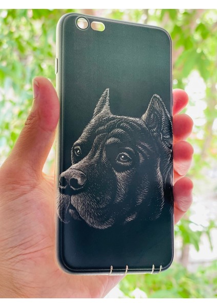iPhone 6 Plus / 6s Plus Uyumlu Kılıf Asil Köpek Desenli Baskılı Silikon fiyatları