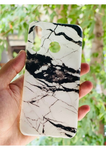 Huawei P30 Lite Kılıf Mermer Desenli Baskılı Silikon