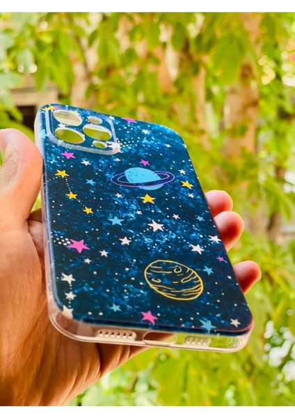 12 Pro Max Uyumlu Kılıf Gezegen Desenli Baskılı Silikon fiyatları