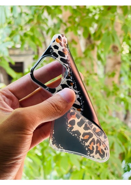 iPhone 12 Mini Kılıf Leopar Desenli Baskılı Silikon modelleri