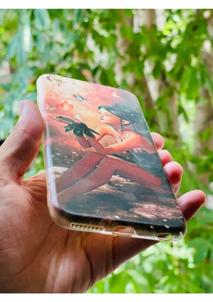 iPhone 6 Plus / 6s Plus Uyumlu Kılıf Kelebek ve Kız Desenli Baskılı Silikon fiyatları