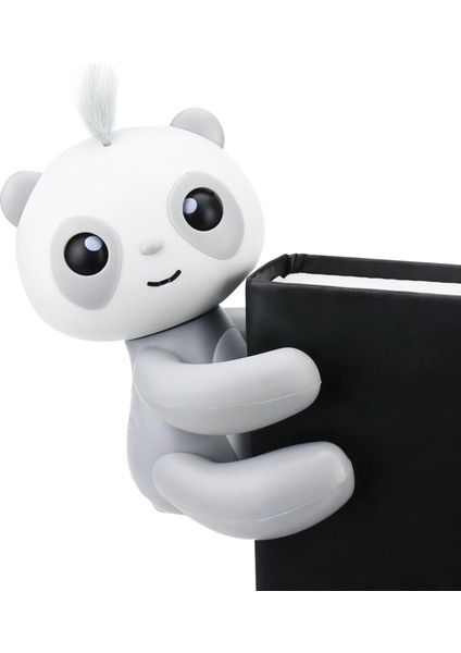 Dokunma Refleksli Interaktif Elektronik Parmak Panda Oyuncak Akıllı Bebek Panda Gelişim Oyuncağı Gri