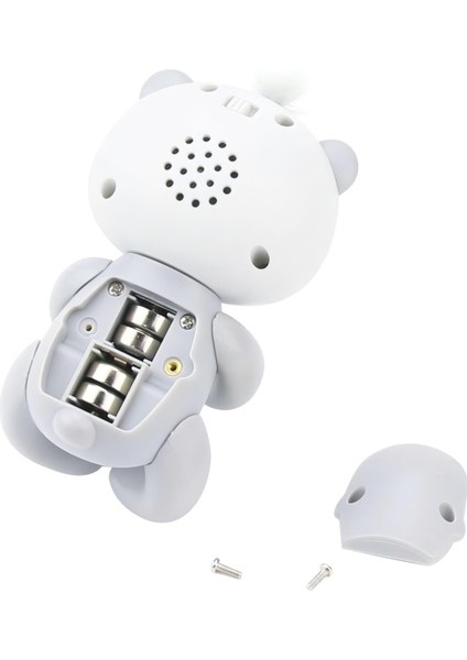 Dokunma Refleksli Interaktif Elektronik Parmak Panda Oyuncak Akıllı Bebek Panda Gelişim Oyuncağı Gri indirimleri