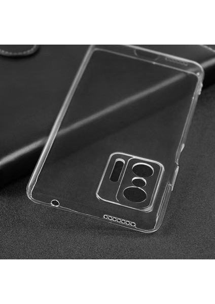 Xiaomi Mi 11T 5g Kılıf Hzrv Süper Silikon Kapak-Renksiz