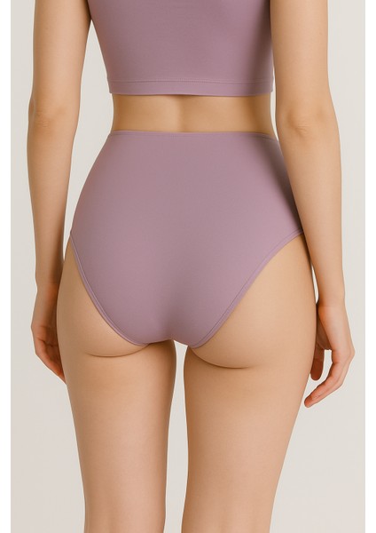 Lila Sculptfit Yüksek Bel & Toparlayıcı & Şekillendirici Bikini Altı fırsatları