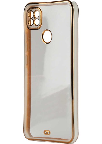 Xiaomi Redmi 9c Kılıf Hzrv Voit Clear Kapak-Beyaz