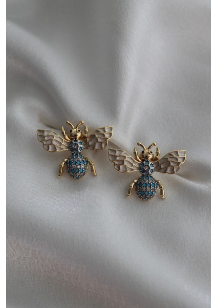 Vıp Çelik Zirkon Taşlı Arı Küpe fırsatları